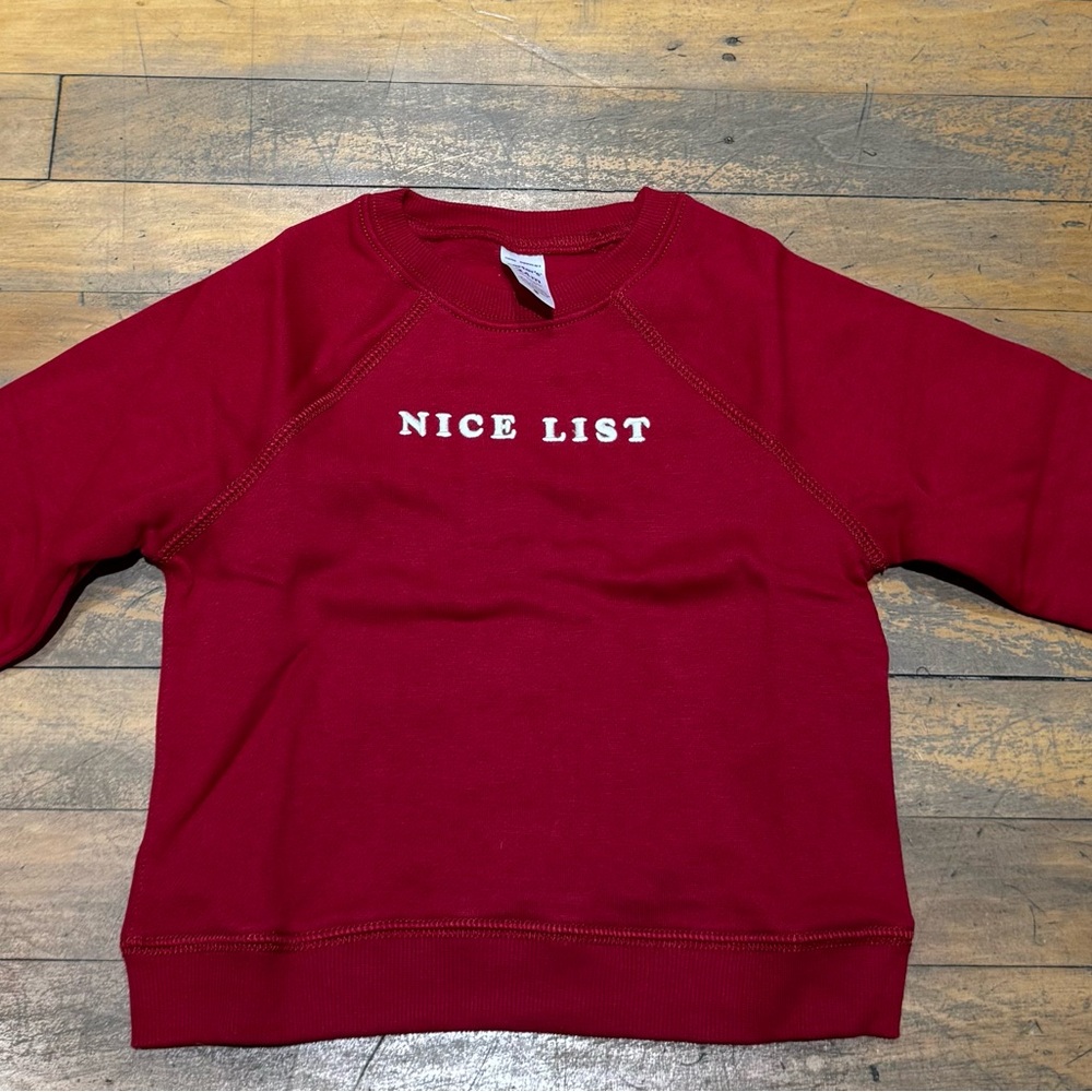Carter’s “Nice List” Baby Sweatshirt